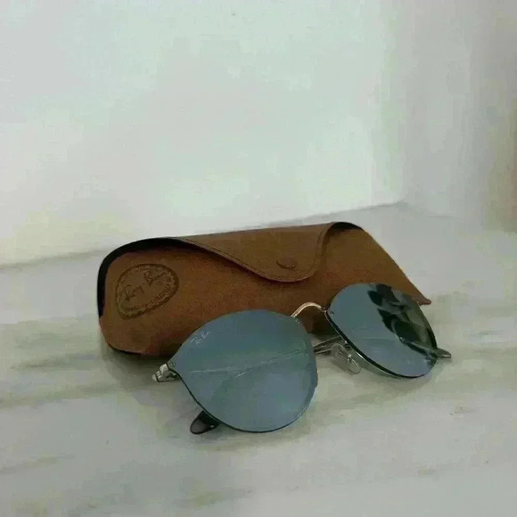 Ray-Ban Silver and Green Sunglasses main image 2
